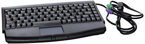 Adesso Mini Touchpad PS/2 Keyboard for Windows with Wrist Rest (ACK-540PB)