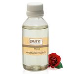 Pure Source India Rose Aroma Oil - Natural Essential Oil for Aromatherapy, Skincare, and Home Fragrance- 100 Ml Pack