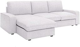 CRIUSJA Couch Covers for IKEA Kivik Sectional Loveseat with Chaise (280cm/110.2in), Couch Covers for 3 Cushion Small Couch with Cushion Covers, Sofa Slipcovers for Living Room (Customized Covers)