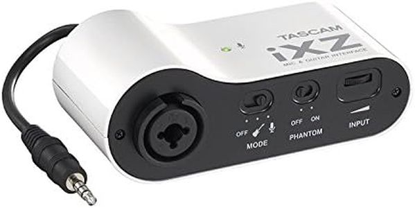 Tascam IXZ Microphone/Instrument Interface for iPad/iPhone/iPod Touch