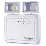 Pick Ur Needs Automation Systems for Industrial Rechargeable Emergency Light 2X50 Watts Wall Mount White (10000 lumens)