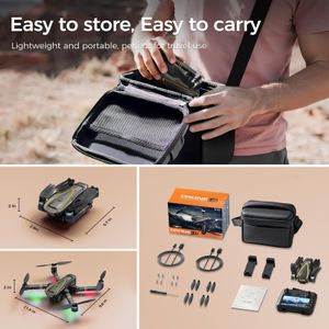 H11 4K EIS GPS Drone with Camera – Brushless Quadcopter, 45min Flight, 2 Batteries, Under 249g