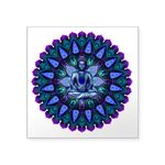 CafePress The Evening Light Buddha Square Sticker 3 X 3 Square Bumper Sticker Car Decal