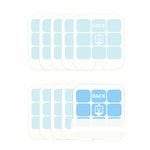 10 Pack Replacement Glue Boards for Dynatrap DT3005W Dot and Safer Home SH502 Plug-in Indoor Insect Trap Mosquito Trap Refills Glue Cards