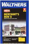 Walthers, Inc. Merchant's Row II Kit, 6-1/4 x 3-1/2" 15.9 X 8.9cm