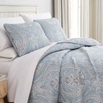 Southshore Fine Linens - The Pure Melody Collection - Quilts Sets, 3 Piece Set, Full/Queen, Aqua