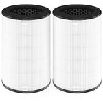 SAKEGDY AP-T40FL Filter Compatible with Homedics Air Purifier Filter AP-T40 for Models AP-T40FL, AP-T45, AP-T45WT, AP-T40, AP-T40WT, AP-T40WTAR, 1461901 (Costco Model), 3-in-1 Filtration, 2 Pack