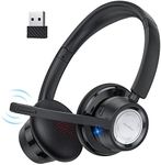 Wireless Headset with Microphone Ne