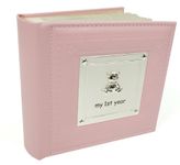 Joe Davies First Year Pink Baby Girl Album Gift 77803, Card and Paper, Photo Size 6x4