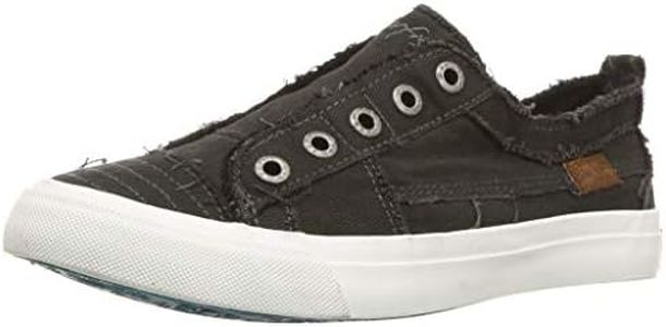 Blowfish Malibu Womens Play, Black Smoked Canvas, 7