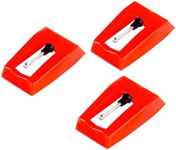 Record Player Needles, Turntable Stylus Record Needles Replacement for Crosley, 1byone, Boytone, LP&No.1, Victrola, and Jensen Vinyl Record Players(Pack of 3)