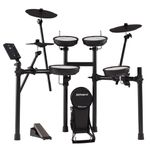 Roland TD-07KV Electronic V-Drums Kit – Legendary Dual-Ply All Mesh Head kit with superior expression and playability – Bluetooth Audio & MIDI – USB for recording audio and MIDI data – 40 FREE Melodic