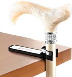 Merry Sticks Walking Cane Holder, Smart Reflective Cane Holder Clip for Table, Walking Stick Accessories for Senior, Portable, Foldable, and Convenient