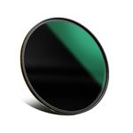 LENSKINS Camera MRC ND 1000 Lens Filter 82mm, 10 Stop Neutral Density Professional Photography Filter, German Optics Glass, Multiple Resistant Coated ND Filter with Lens Cloth