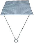 Yard Tuff Heavy Duty Durable Zinc and Steel Mesh Field Surface Leveling Field Drag Mat with Tow Rope for Manual or Vehicle Assisted Pulling, Silver