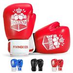 FIVING Kids Boxing Gloves for Boys and Girls,Youth Boxing Training Gloves for Kids 3-15,Kids Sparring Boxing Gloves for Punching Bag, Kickboxing, Muay Thai, MMA