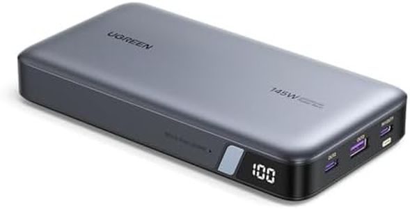 UGREEN Nexode 140W 25000mAh Laptop Power Bank Fast Charging Portable Charger with 3 Ports USB C Power Bank Battery Pack Compatible with Dell, HP, ASUS, iPad, iPhone Air/17/16, Galaxy S25, AirPods