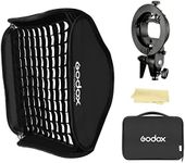 Godox 32"x 32" 80cmx80cm Foldable Portable Softbox with S-Type Bracket Bowens Mount Holder and Honeycomb Grid for Photography Studio Strobe Flash Speedlite Speedlight