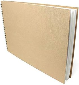 Artway Enviro - A3 Quaderno da Disegno spiralato - Paesaggio - 70 facciate/35 Pagine di Carta Riciclata da Cartuccia da 170 gsm - Quaderno per Schizzi 100% Riciclato