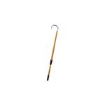 Aftco GFA366GLD Aluminum Fishing Gaff Hook, 3-Inch Hook Throat, 6-Foot Length, Gold Finish