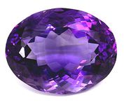 S KUMAR GEMS & JEWELS Natural Amethyst Stone 3.25 Ratti to 11.25 Ratti Lab-Certified Earth Mind Natural Katela/kathela Rashi Ratna Loose Gemstone for Men & Women