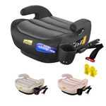 Jovikids OHHO+ i-Size Booster Car Seat, 125-150cm Highback Toddler Booster Seat with ISOFIX, ECE R129 Approved, Seat Belt Guide, Lightweight & Portable, Removable Machine Washable Cover - Black