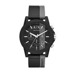 Armani Exchange Men's Active Black Silicone Watch AX1331