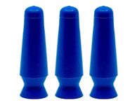 DMV Scleral Cup Large Contact Lens Handler -3 Pack - Inserts and Removes Scleral Contact Lenses and Prosthetic Eyes (Cobalt Blue)