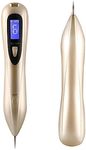 Bio.RFEGF Portable Rechargeable Blemish Removal Tools, 9 Gears Level Control, with Spotlight (Golden Yellow)