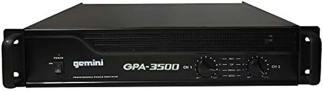 Gemini GPA-3500 3000W Professional DJ Power Amplifier