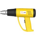 Asian Paints Trucare Heat Gun 1800 Watt with Temperature Control Feature Nozzle Attachment for Removing & Drying Paint Coats Welding & Roofing Repair (Yellow)