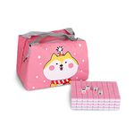 Chinese Mini Majiang 144 Melamine Tiles 1.0"(24MM) with Portable Travel Handbag Complete Mahjong Game Set - (Mah Jong, Mahjongg, Mah Jongg, Majiang, 中国麻将)