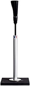 Franklin Sports Portable Batting Tee - Industrial Grade Adjustable Baseball and Softball Hitting Tee - Weighted Base For Stability - Portable Tee For Practice Anywhere