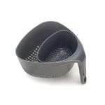 Joseph Joseph Nest Set of 2 Colanders, food strainer, space saving, stackable - Grey, 12