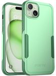 Poetic Neon Series iPhone 15 Plus Case, Dual Layer Heavy Duty Tough Rugged Light Weight Slim Shockproof Protective Drop Protection Phone Case 2023 New Cover for iPhone 15 Plus (6.7 Inch), Mint