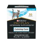 Purina Pro Plan Veterinary Supplements Calming Care Powdered Cat Calming Probiotic - 30 x 1 g Sachet (1 Pack)