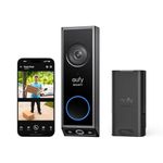 eufy Security Video Doorbell E340 with Rechargeable Battery, Dual Cameras,Delivery Guard 2K FHD Wireless & Wired Doorbell Camera, AI Motion Detection,No Subscription,Built-in 8GB,Head-to-Toe View