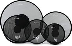 RTOM Black Hole Low-Volume Drum Head Combo Pack - 10"/12"/14"/16"/22"