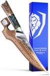 Dalstrong Fillet Knife - 7 inch Flexible Blade - Valhalla Series - Celestial Resin & Wood Handle - Fish Meat Cutting, Carving, Bone, Trimming, Deboning - Leather Sheath Included