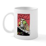 CafePress Jazz Cats Mug 11 oz (325 ml) Ceramic Coffee Mug