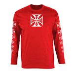 WEST COAST CHOPPERS OG Logo ATX Men's Long Sleeve Shirt, red, XL