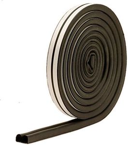 Multipurpose All Seasons Marine Door and Window Weather Seal Strips, Felt, Black - MD Building Products 01025