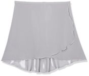 Bloch Dance Women's Vera Georgette Ballet wrap Skirt Grey