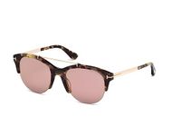 Tom Ford UV Protected Multi Oval Half rim Sunglasses for Women - FT0517 55 56Z