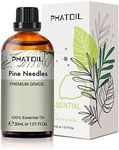 PHATOIL Pine Needles Essential Oil 30ML, Essential Oils for Diffuser, Humidifier, Aromatherapy, DIY Candle, Soap and Scented Products Making