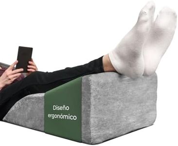 Well B4 Almohada para piernas con Varices Alto - Cojin reposapiernas, Dolor de Espalda y Rodillas, cuña para piernas Pesadas, Mejora la circulación piernas hinchadas, ergonomico, Transpirable Lavable