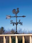 Whitehall Products 67 Rooster Accent Weathervane, 24", Black