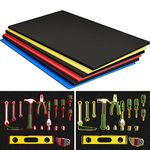 Fabbay 3 Sets Tool Box Foam Organizers, Tool Box Adjustable Shadow Foam, Non Slip Toolbox Liner and Drawer Liner(35.8 x 18 Inch)