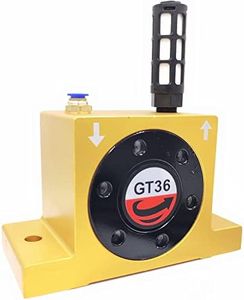 DCYNXC GT36 Pneumatic Air Turbine Vibrator G 3/8" Silent Golden Industrial Pneumatic Turbine Vibrators GT-36 Series wheel type vibrator
