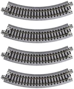 Kato USA Model Train Products UNITRACK Compact Tracks (4-Piece), 150mm/(6") Radius/45-Degree